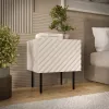 Yöpöytä Cama LUCCA, cama meble, 47x40x52 cm, cashmere, MDF/lastulevy, 2 kpl:n sarja