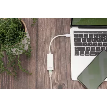 Digitus DN-3024 USB 3.0 -adapteri 20 cm 1x USB-C - 1x RJ45 suojattu