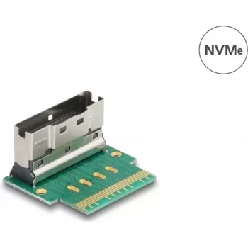 Adapteri DELOCK sisäinen SFF-8654 SFF-8654 (pistoke), malli 64179, ohut SAS 8i 90°