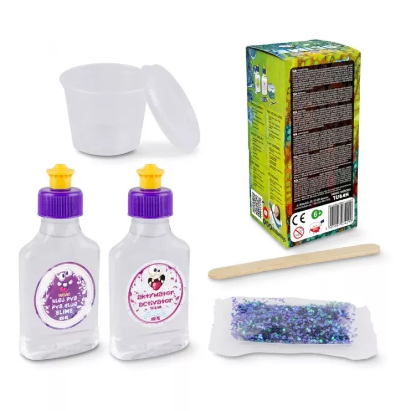 Slime DIY -pakkaus - kameleontti