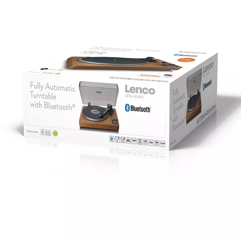 Levysoitin Lenco LBTA-165 puu Bluetooth-yhteydellä