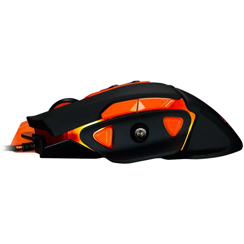 CANYON hiiri Hazard GM-6 LED johdollinen musta oranssi