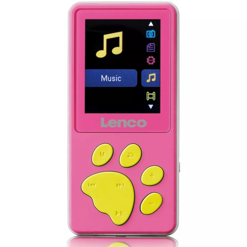Lenco XEMIO-560PK MP3-/MP4-soitin 8 GB pinkki (XEMIO-560PK)