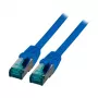 EFB-Elektronik RJ45 patch-kaapeli Cat.6A S/FTP LSZH sininen 0,5m