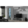Cama kahden hyllyn sarja 125cm SOHO valkoinen matt