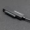QOLTEC SATA-sovitin 52269 2,5 tuuman asemalle USB-C, tukee jopa 2 TB