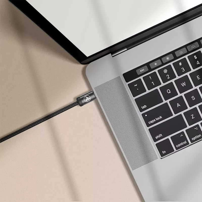 USB-C-kaapeli Tellur TLL155801 240W 2m musta – USB-C–USB-C-lataus- ja datakaapeli
