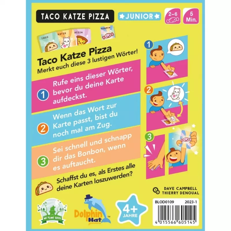 Taco Katze Pizza Junior, korttipeli