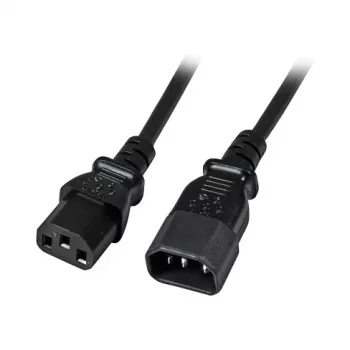 EFB-Elektronik IEC-jatkokaapeli C14 180° - C13 180°, musta, 3,0 m, 3 x 1,00 mm² valmistaja: EFB Elektronik (EK503.3)