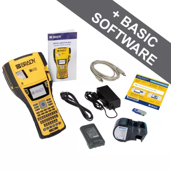 Brady Corporation M410-EU kannettava tarratulostin termo/tulostussiirto QWERTY 300 dpi max - tulostin (177180)