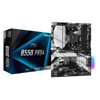 Emolevy ASRock B550 PRO4 AMD B550 kanta AM4 ATX