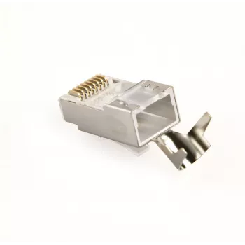 RJ45-liitin GEMBIRD CAT7 8P8C kullattu 15µ FTP/SFTP, 100 kpl:n pakkaus
