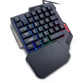 Inter-Tech KB-3035 RGB pelinäppäimistö (keypad), 35 näppäintä, USB, musta