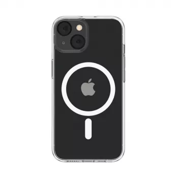 Kuori SheerForce MagSafe antimikrobinen iPhone 13, läpinäkyvä