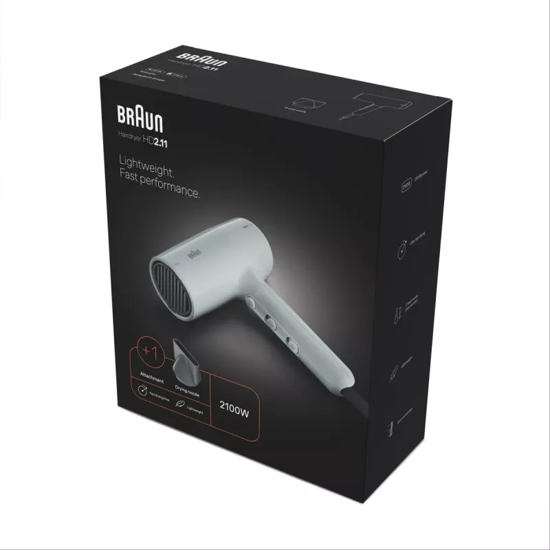 Hiustenkuivaaja Braun BRHD211E 2200W Ionic Technology