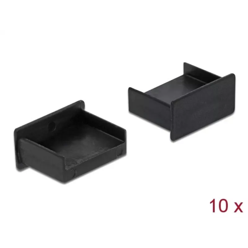 Pölysuojus USB Type-A -liitännälle DeLOCK 64102 musta 10 kpl