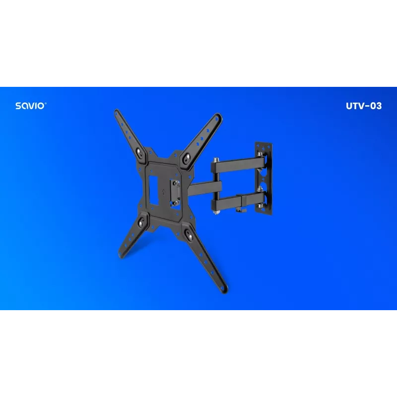 Savio UTV-03 TV-teline/-jalusta 139,7 cm (55) musta