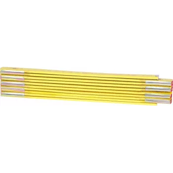 Mittatikku ks tools 300.0060, 2 m pituus, keltainen