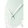 NeXtime kello 8115 Dropped, Ø43 cm, seinäkello, hopea