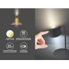 Beper P201UTP304 ladattava LED-valaisin magneettijalustalla, klipsillä ja seinäkiinnikkeellä, 2,3 W, himmennettävä, musta