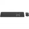 Logitech Signature Slim Combo MK950 - näppäimistö-hiirisarja - 100% - täysikokoinen - langaton - Bluetooth 5.1 LE - QWERTY - espanja - grafiitti (920-012486)
