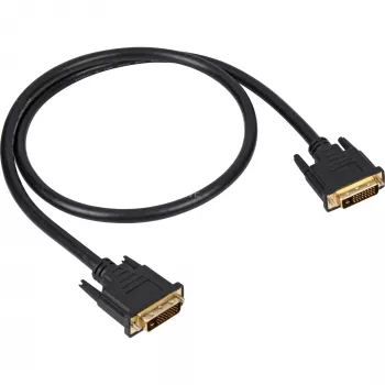 DVI-kaapeli Sharkoon DVI-D/DVI-D (24+1) 1 m