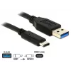 USB-kaapeli DeLOCK 1 m USB3.1-C/USB3.1-A 83870
