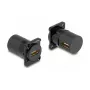 DeLOCK D-tyypin moduuli HDMI liitäntä liitäntään 90° kulma musta