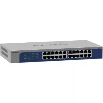 NETGEAR GS524-300EUS verkkokytkin hallitsematon Gigabit Ethernet (10/100/1000) harmaa