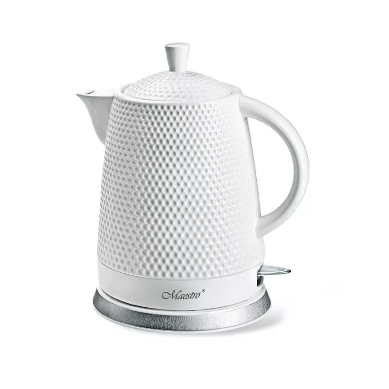 Maestro MR-069-WHITE keraaminen vedenkeitin, 1,5 L, 1500 W, valkoinen
