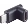 Adapteri ShiverPeaks 13-40002 USB 3.1 Type-C uros liitäntään naaras 90° kulma-adapteri