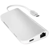 Satechi USB-C-moniporttisovitin 8K Ethernetillä V3 space grey (ST-P8KEM)