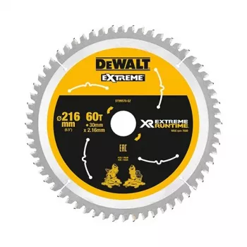 Sahanterä DeWALT XR FlexVolt 216 mm x 30 mm 60Z