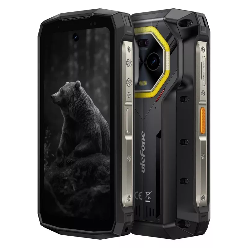 Ulefone Armor Mini 20 älypuhelin, 4,7 tuumaa, Helio G99, 8GB RAM, 256GB, 6200 mAh, Android 14, musta