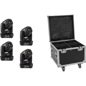 LED-setti EUROLITE TMH-S90 4x kuljetuslaukulla — EUROLITE TMH-S90 4 yksikköä