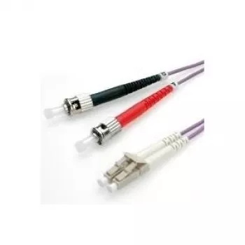 ROLINE OM4 LC/ST 50/125µm kuitu-jumperkaapeli 1 m