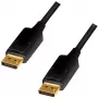 LogiLink CD0103 DisplayPort-kaapeli DP/M - DP/M, 4K/60Hz, CCS, musta, 5m (CD0103)