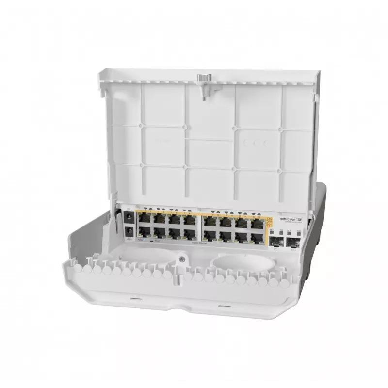 Kytkin Mikrotik netPower 16P L2/L3 Gigabit Ethernet Power over Ethernet
