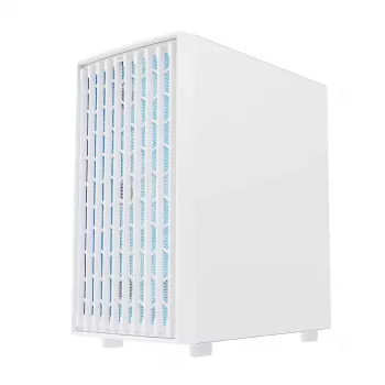 MODECOM BREEZE ARGB Flow MIDI PC-kotelo, ATX, USB 3.0 ×2 + USB-C, valkoinen