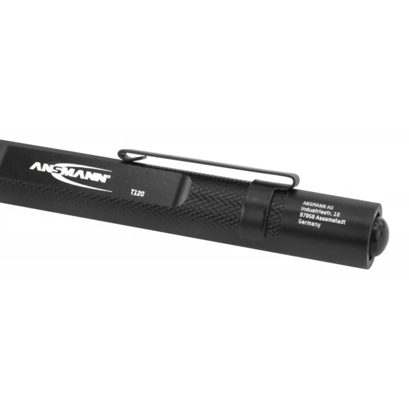 Ansmann Future T120 musta kynä-taskulamppu LED