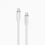 Alogic Elements silikoni 5A/240W kaapelinsidonta USB-C - C uros valkoinen 2M (ELSI5U2CCWH2)