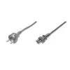 Assmann virtajohto Schuko - C5 M/W 1,2 m H05VV-F3G 0,75 mm² sininen (AK-440115-012-S)