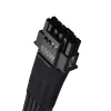 SilverStone SST-PP14-90 12VHPWR-kaapeli, 90 asteen, 650 mm, musta