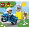 LEGO Duplo Poliisi 10967 lelumoottoripyöräsarja liikkuvilla pyörillä ja poliisihahmolla