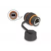 DeLOCK 88145 verkkokaapeli RJ45 - RJ45 Cat.6A musta
