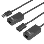 Verkkokaapeli UNITEK Y-UE01001 telakka/porttitoistin USB 3.0 60 m musta