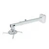 Seinäteline AVTEK WallMount Next 1200 — teräs, valkoinen, teleskooppinen, 360° kääntyvä, kallistettava ±42°, max. kuormitus 20 kg