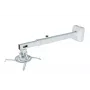 Seinäteline AVTEK WallMount Next 1200 — teräs, valkoinen, teleskooppinen, 360° kääntyvä, kallistettava ±42°, max. kuormitus 20 kg