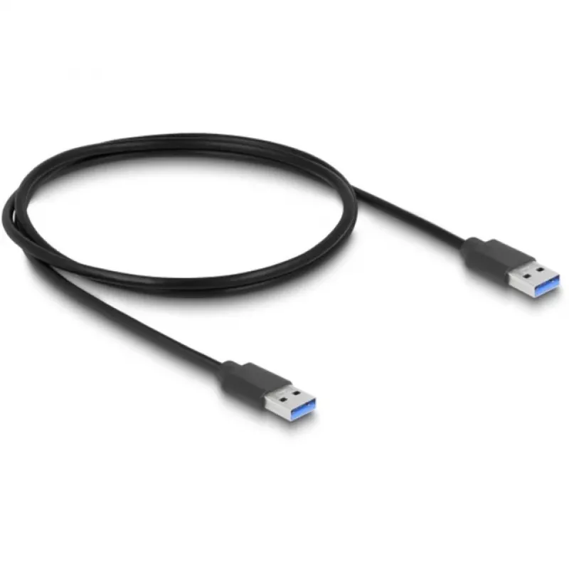 DeLOCK 64263 USB-keskitin Type-A 5000 Mbit/s musta