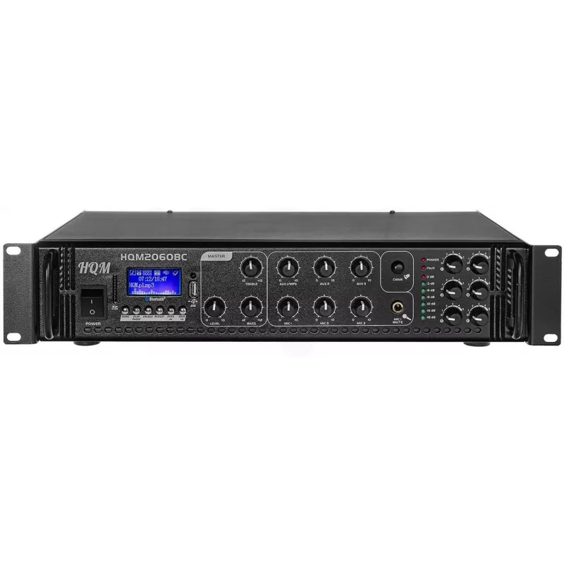 Radiovahvistin HQM2060BC — FM, MP3, Bluetooth, 60W